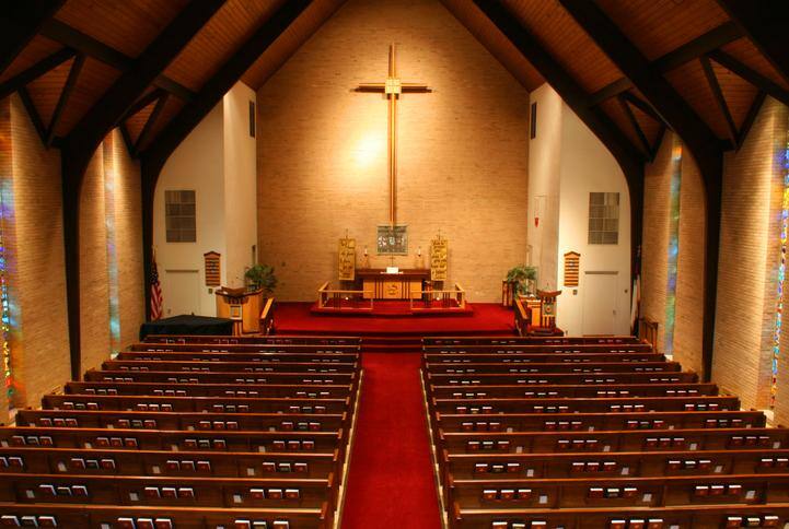 interior of a methodist church